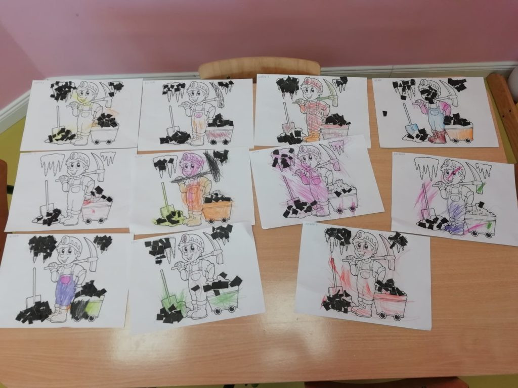 Dzień Górnika w przedszkolu 