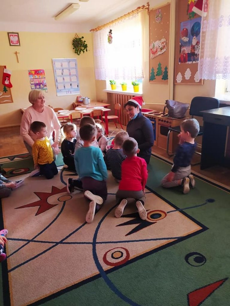 Mikołajki i wizyta pani wójt w przedszkolu w Kąkolewnicy