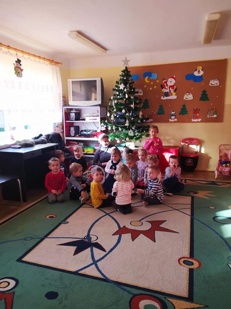 Mikołajki i wizyta pani wójt w przedszkolu w Kąkolewnicy
