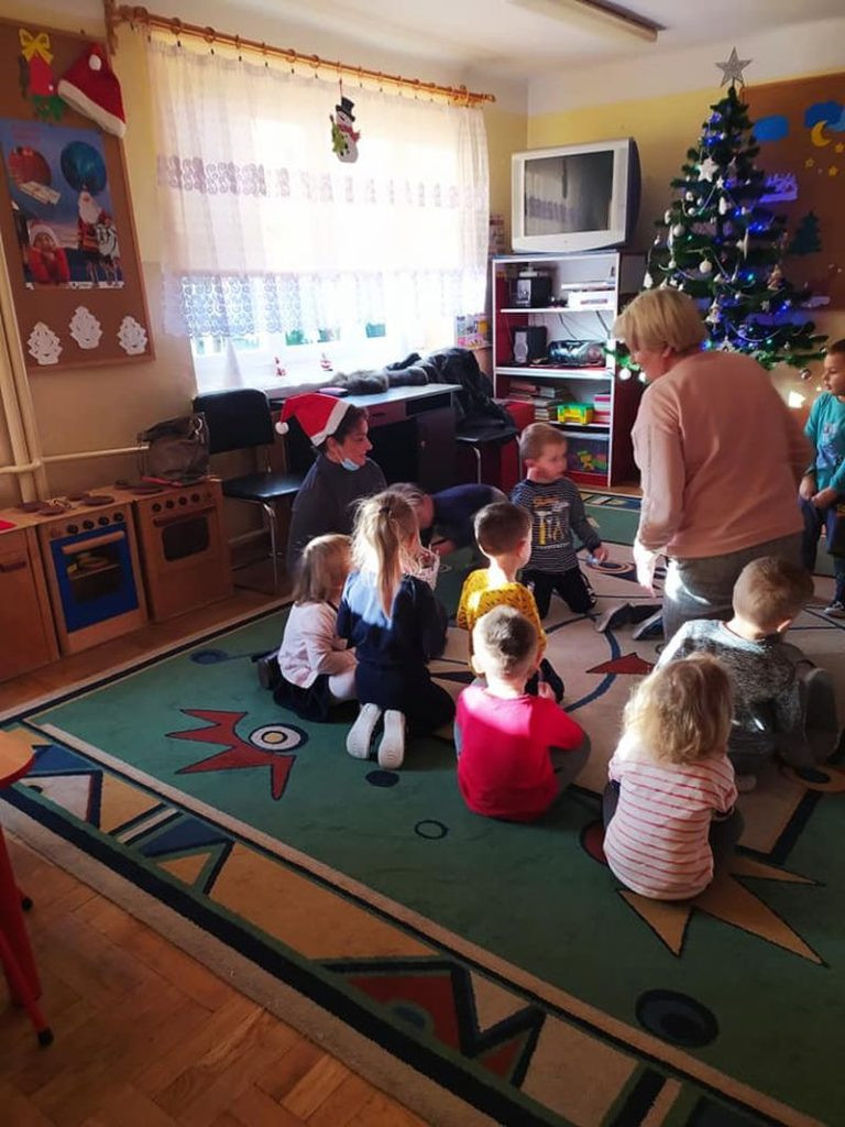 Mikołajki i wizyta pani wójt w przedszkolu w Kąkolewnicy