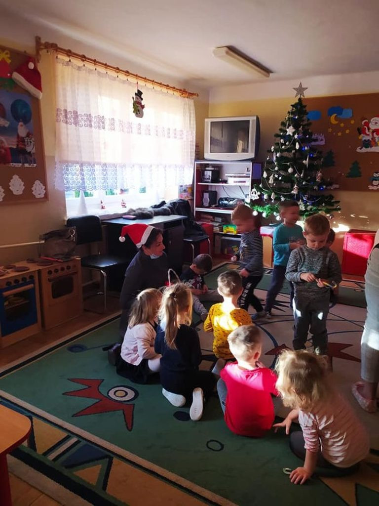 Mikołajki i wizyta pani wójt w przedszkolu w Kąkolewnicy