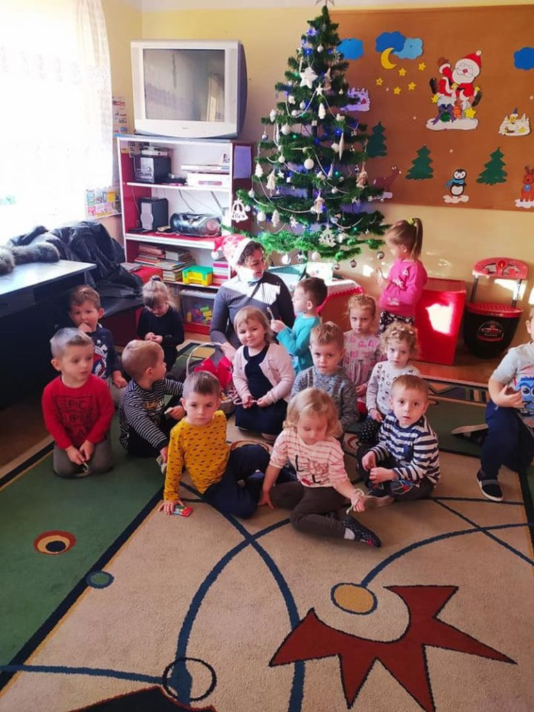 Mikołajki i wizyta pani wójt w przedszkolu w Kąkolewnicy