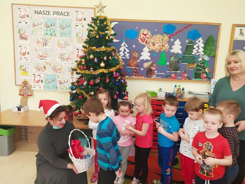 Mikołajki i wizyta pani wójt w przedszkolu w Kąkolewnicy
