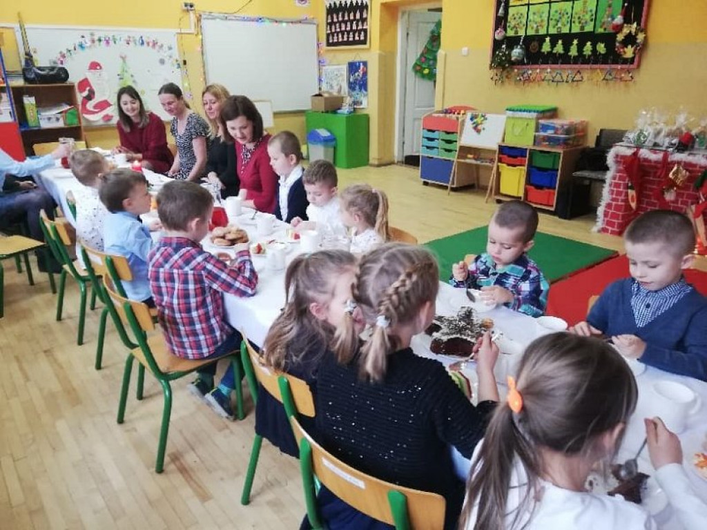 Spotkanie wigilijne w SP w Turowie