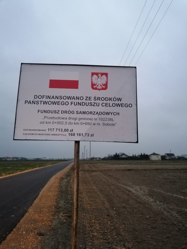 Przebudowy dróg w gminie Ulan-Majorat