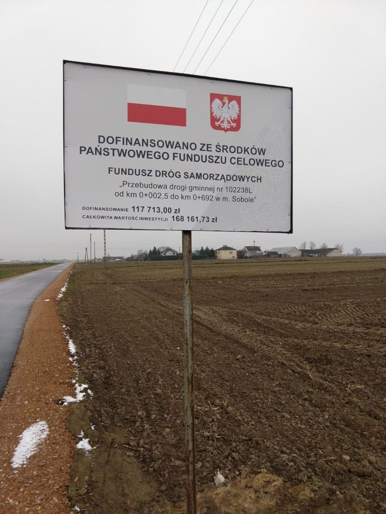 Przebudowy dróg w gminie Ulan-Majorat