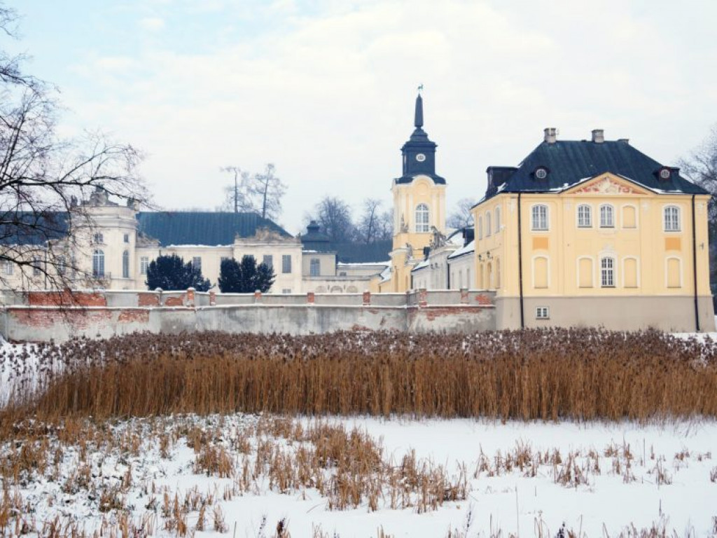 Koszenie trzcin na stawach