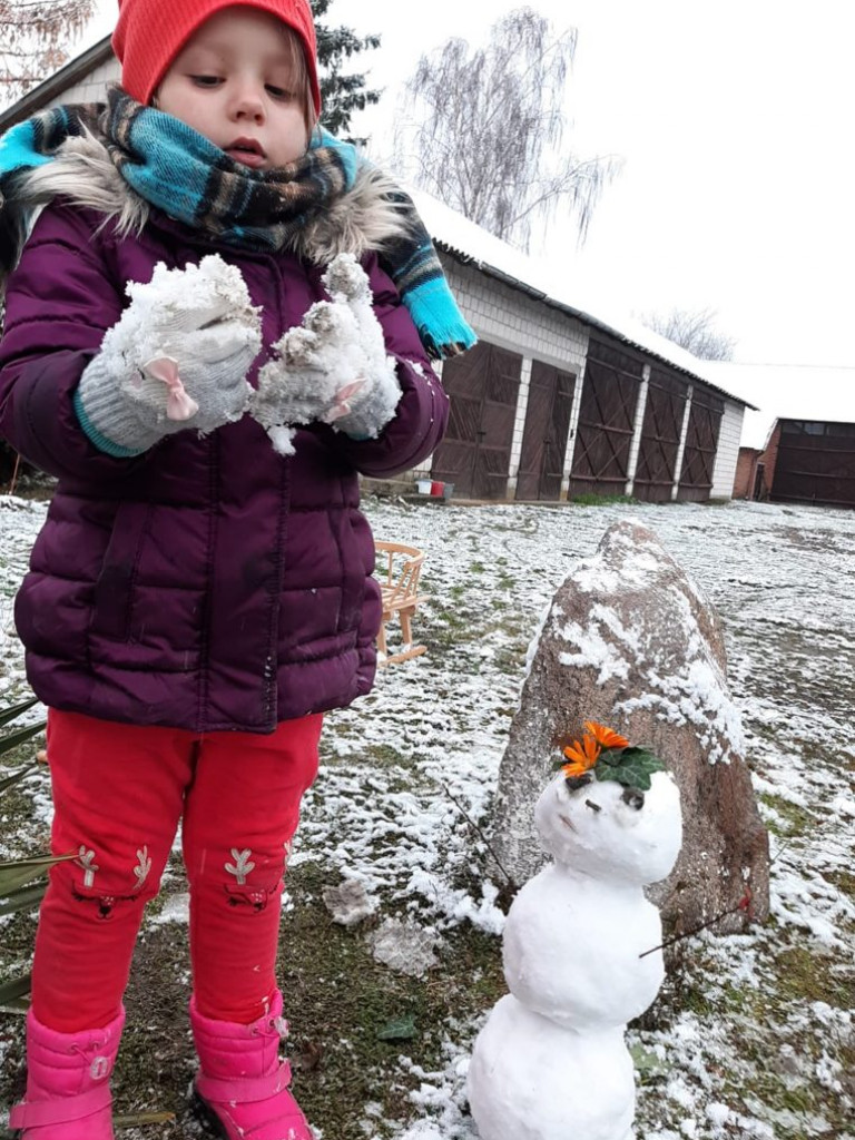 Konkurs lepienia bałwanów w gminie Wohyń