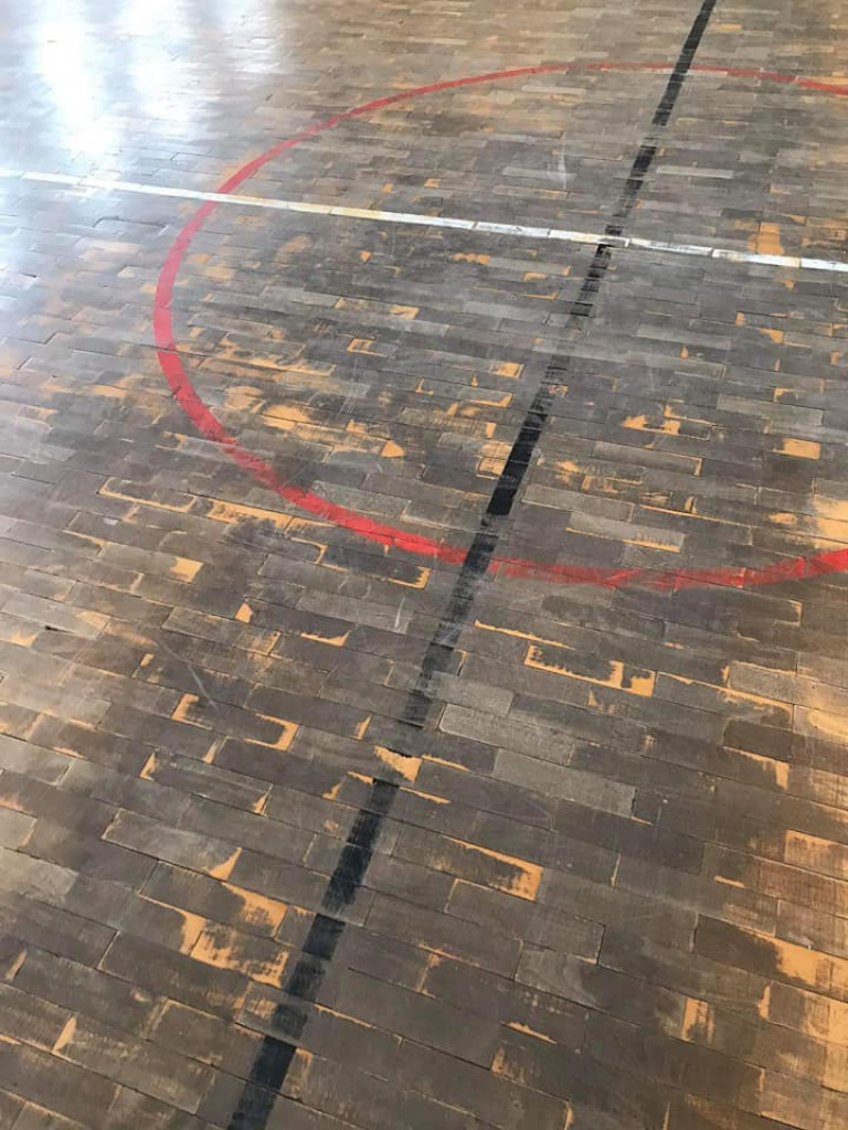 Remont hali sportowej w ZO w Kąkolewnicy