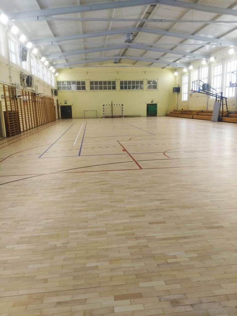 Remont hali sportowej w ZO w Kąkolewnicy