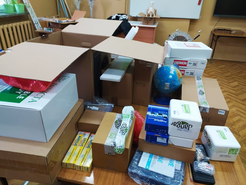 Nowe pomoce dydaktyczne w SP w Turowie