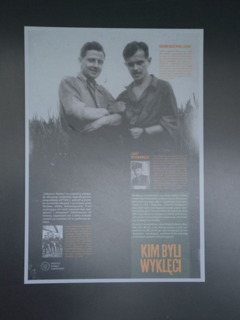 Wystawa o Żołnierzach Wyklętych na Placu Wolności