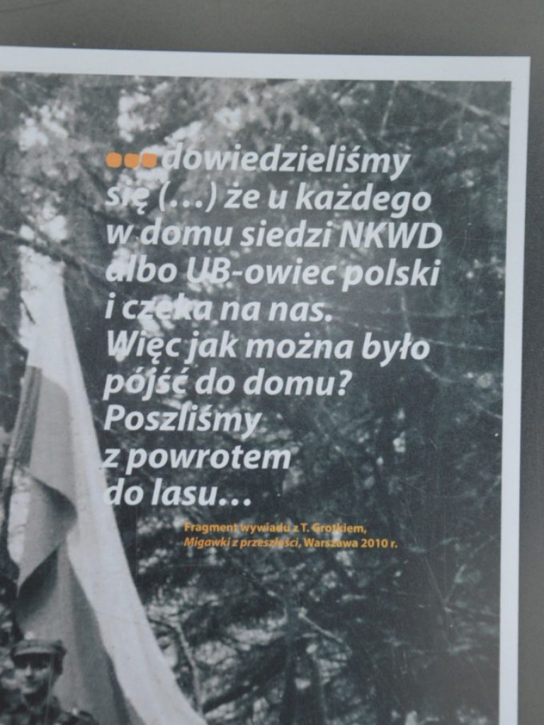 Wystawa o Żołnierzach Wyklętych na Placu Wolności