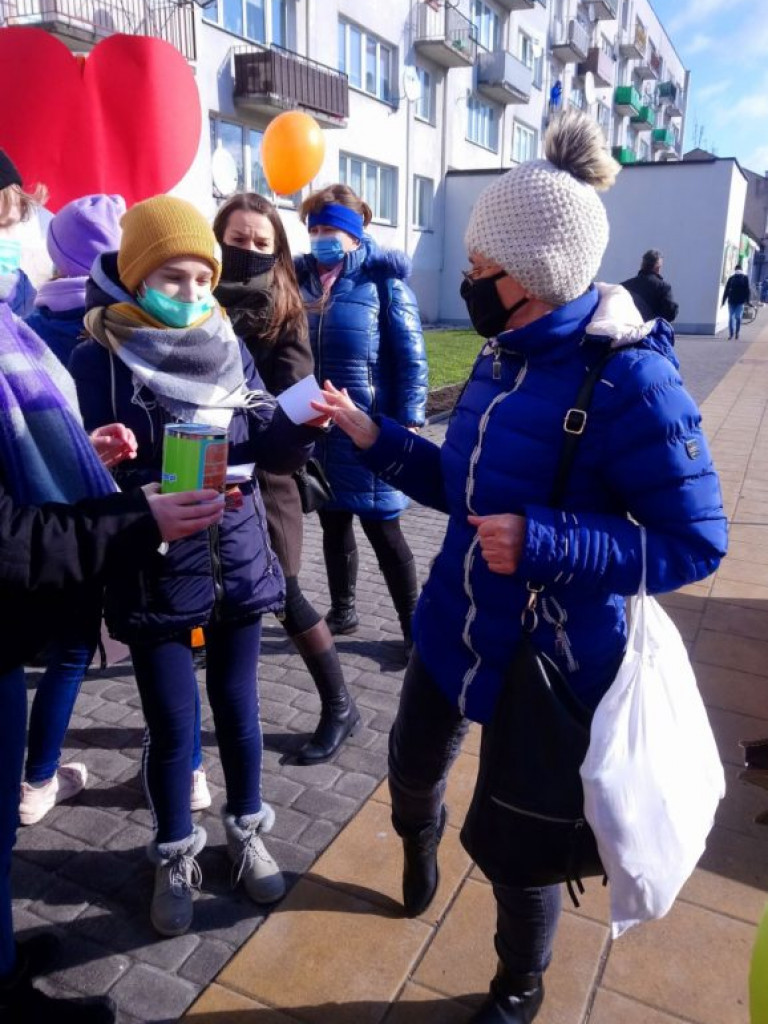 Podziękowanie za udział w kweście na operację Antosi Bober