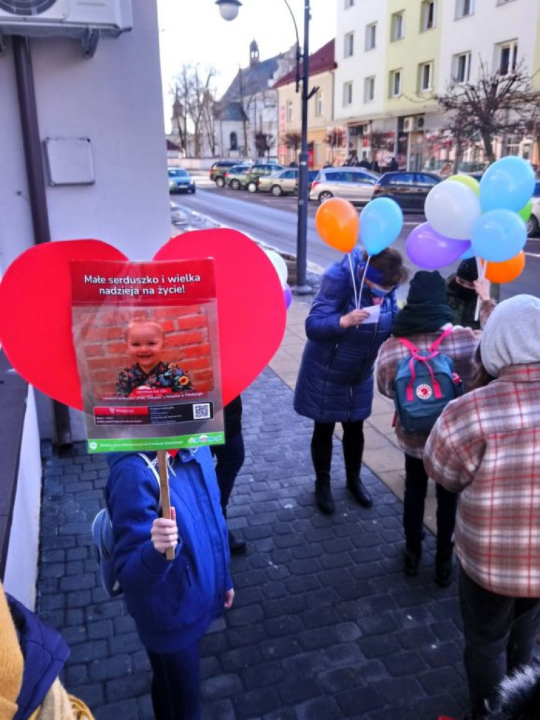 Podziękowanie za udział w kweście na operację Antosi Bober