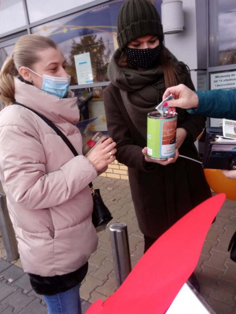 Podziękowanie za udział w kweście na operację Antosi Bober