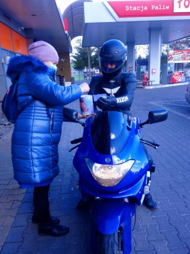 Podziękowanie za udział w kweście na operację Antosi Bober