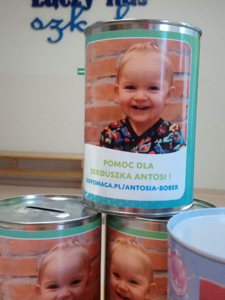 Podziękowanie za udział w kweście na operację Antosi Bober