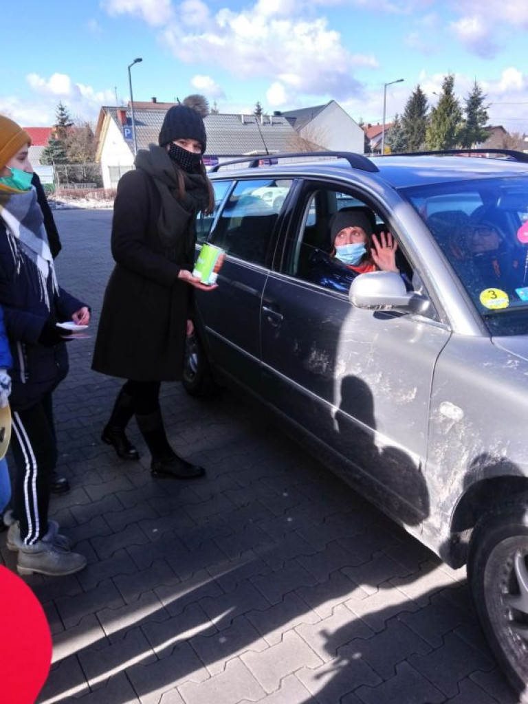 Podziękowanie za udział w kweście na operację Antosi Bober