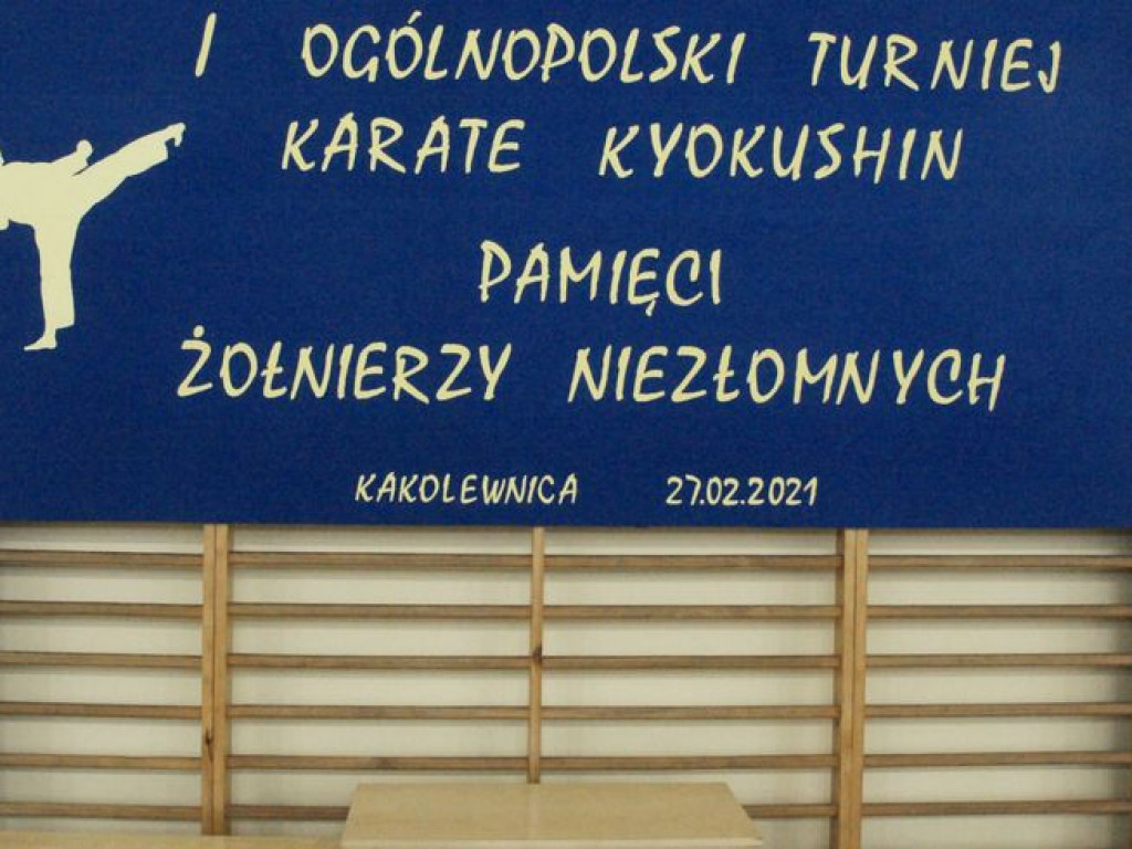 I Ogólnopolski Turniej Karate Kyokushin Pamięci Żołnierzy Niezłomnych w Kąkolewnicy
