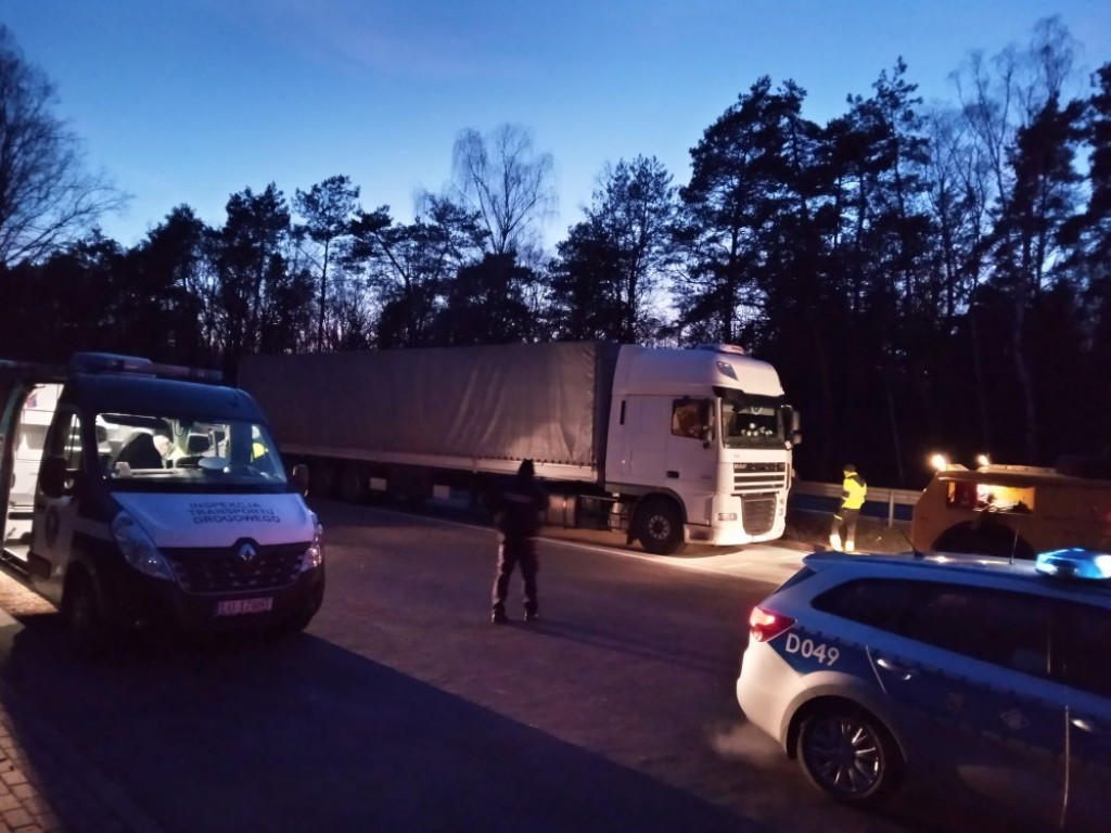 Kontrola WITD  zakończona interwencją policji