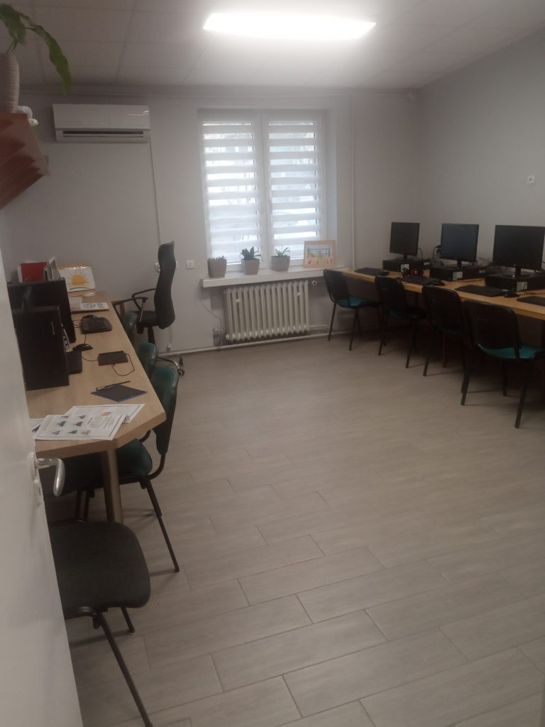 Remont pracowni komputerowej w DŚDS