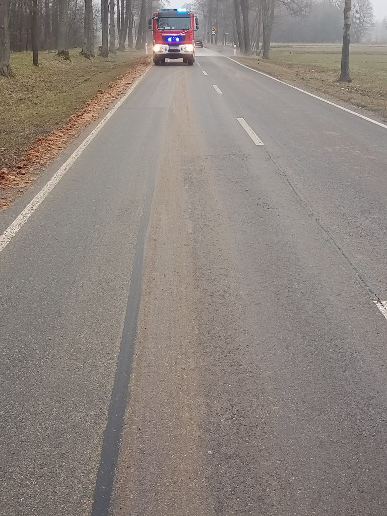 Usuwanie zagrożenia z drogi krajowej nr 63