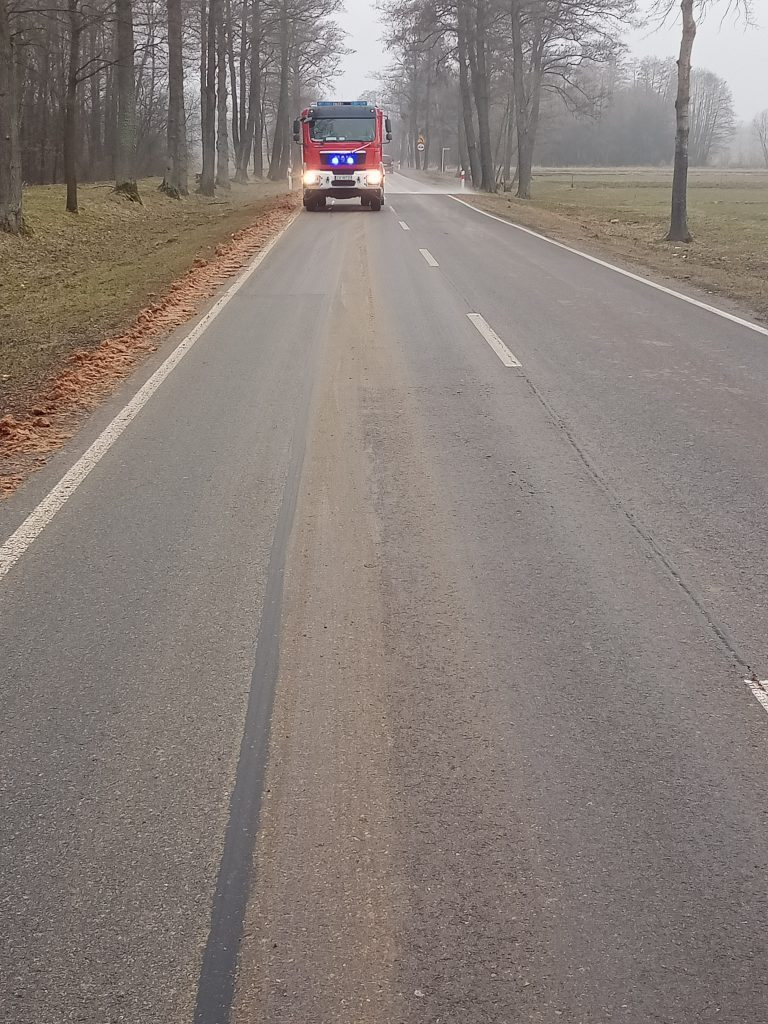 Usuwanie zagrożenia z drogi krajowej nr 63