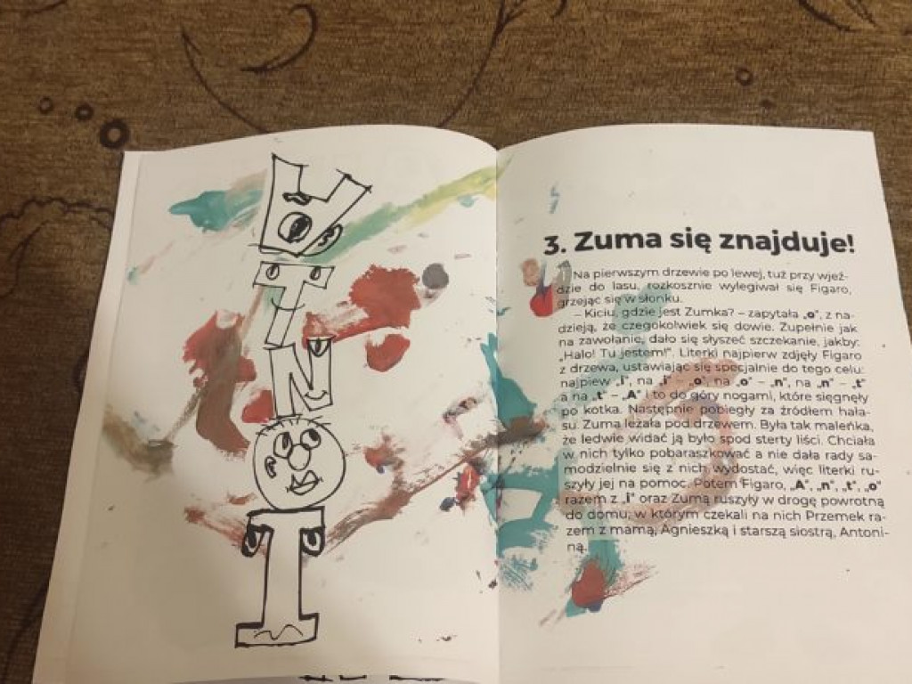 Książeczka dla dzieci licytowana dla Antosi Bober