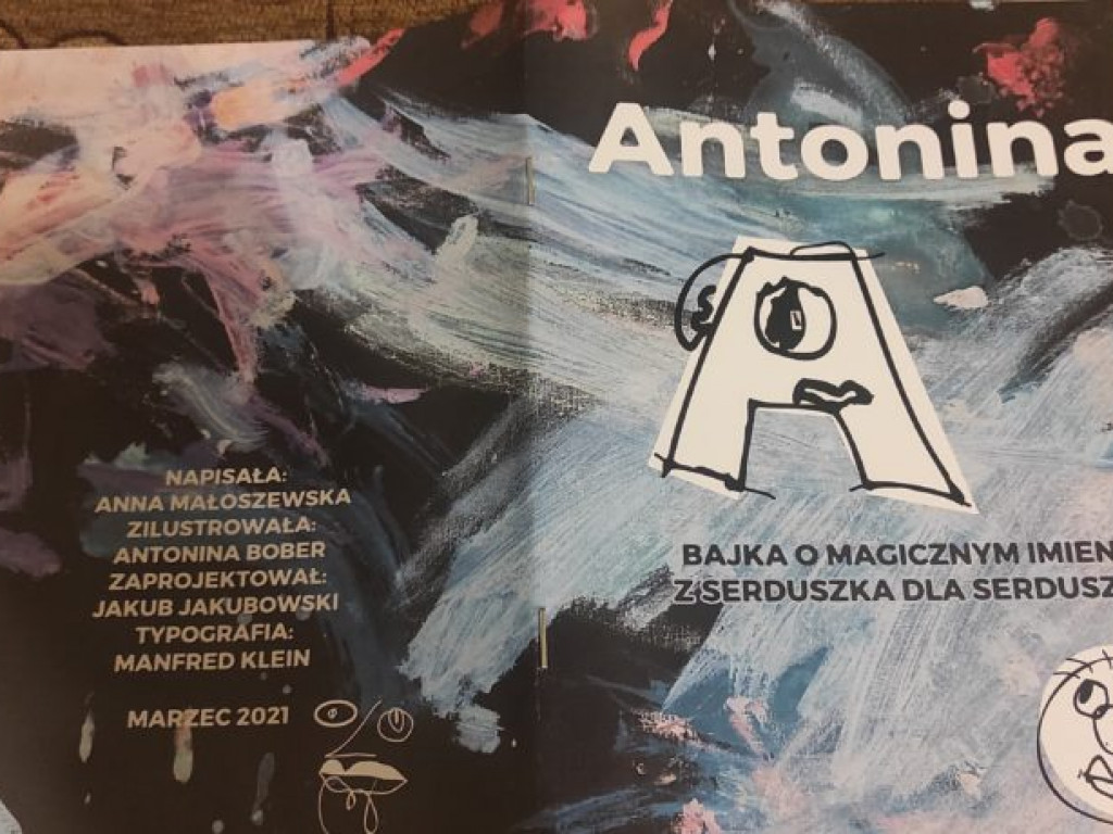 Książeczka dla dzieci licytowana dla Antosi Bober
