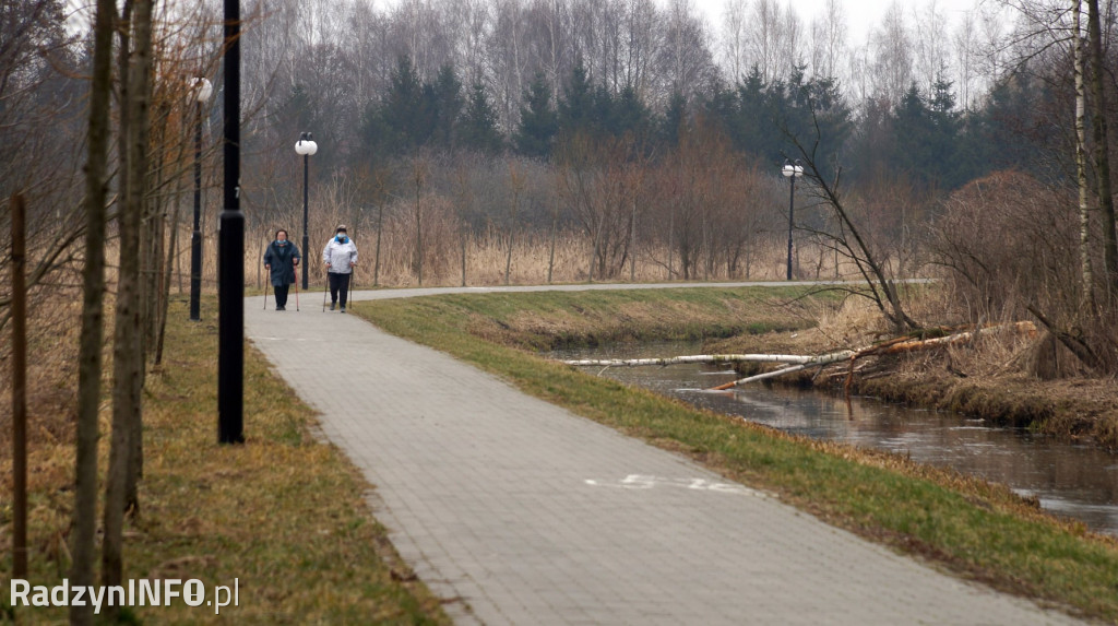 Ścieżka rowerowa wzdłuż Białki