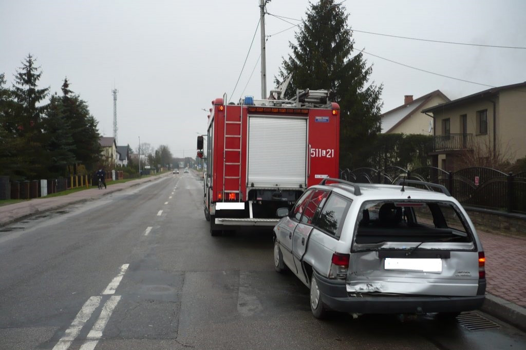 Zderzenie na ul. Warszawskiej