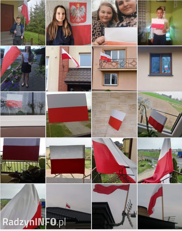 Dzień Flagi i Święto 3 Maja w SP w Sobolach