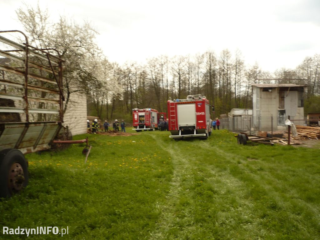 Pożar w Domaszewnicy