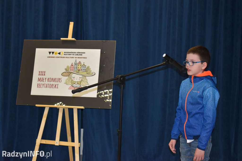 Eliminacje konkursu recytatorskiego w Wohyniu