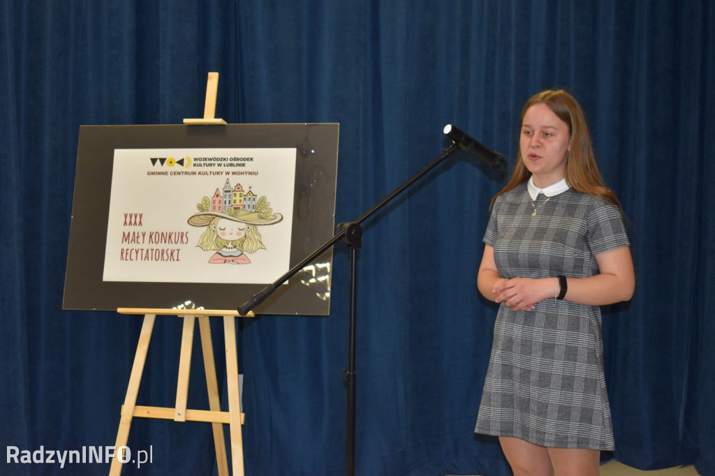 Eliminacje konkursu recytatorskiego w Wohyniu