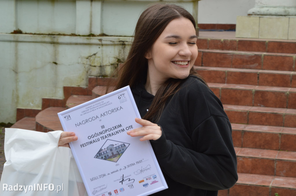 Natalia Dyjak nagrodzona na festiwalu teatralnym