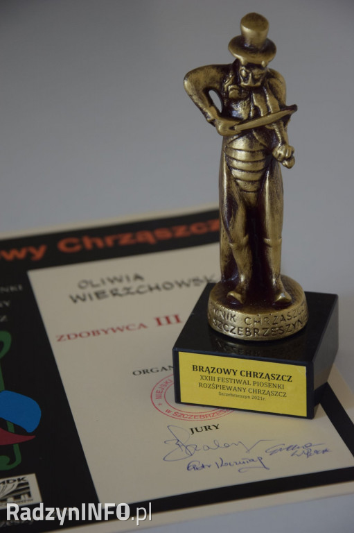 Nagroda dla Oliwii Wierzchowskiej