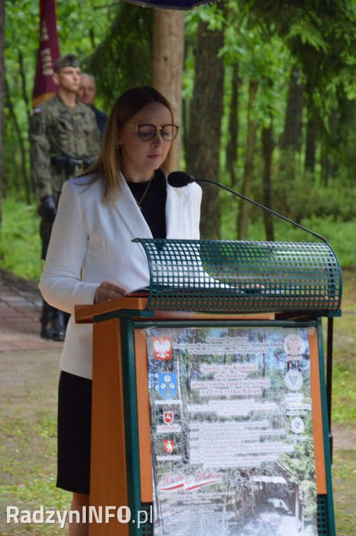 Uroczystości w lesie Baran