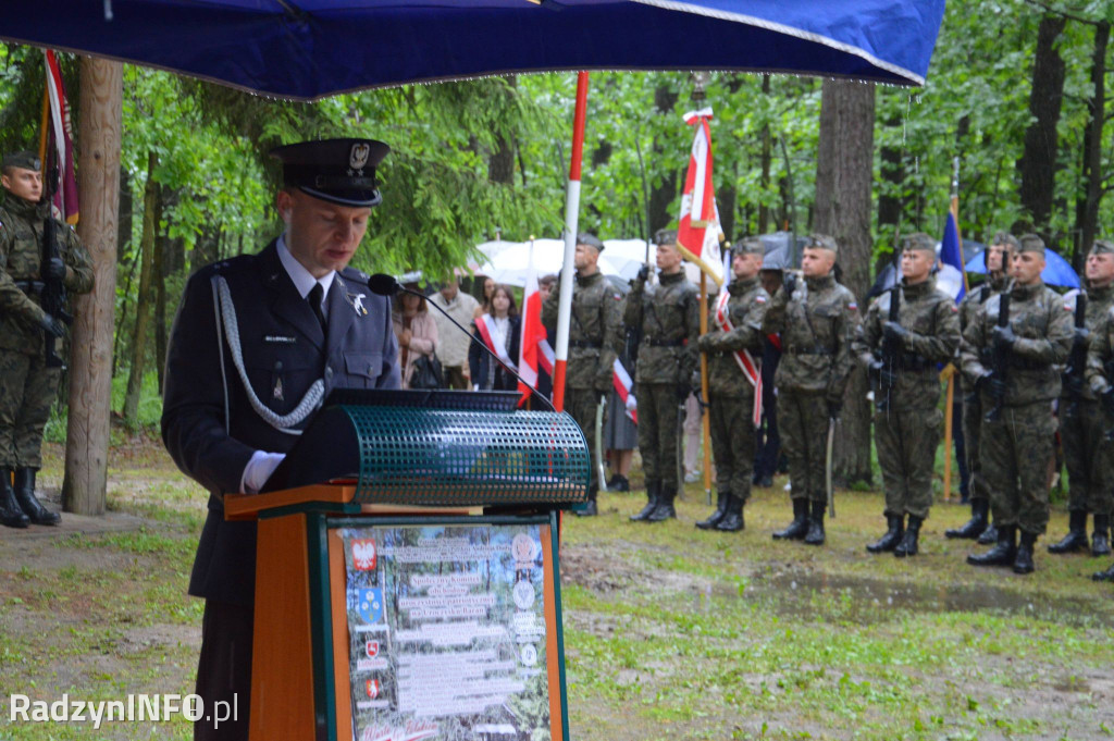 Uroczystości w lesie Baran