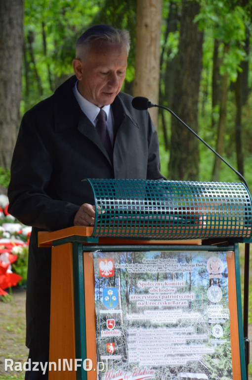 Uroczystości w lesie Baran