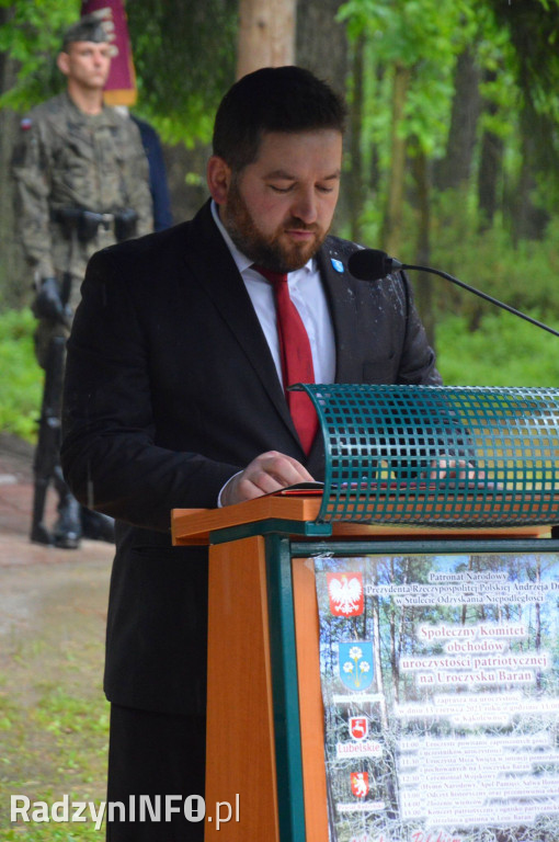 Uroczystości w lesie Baran