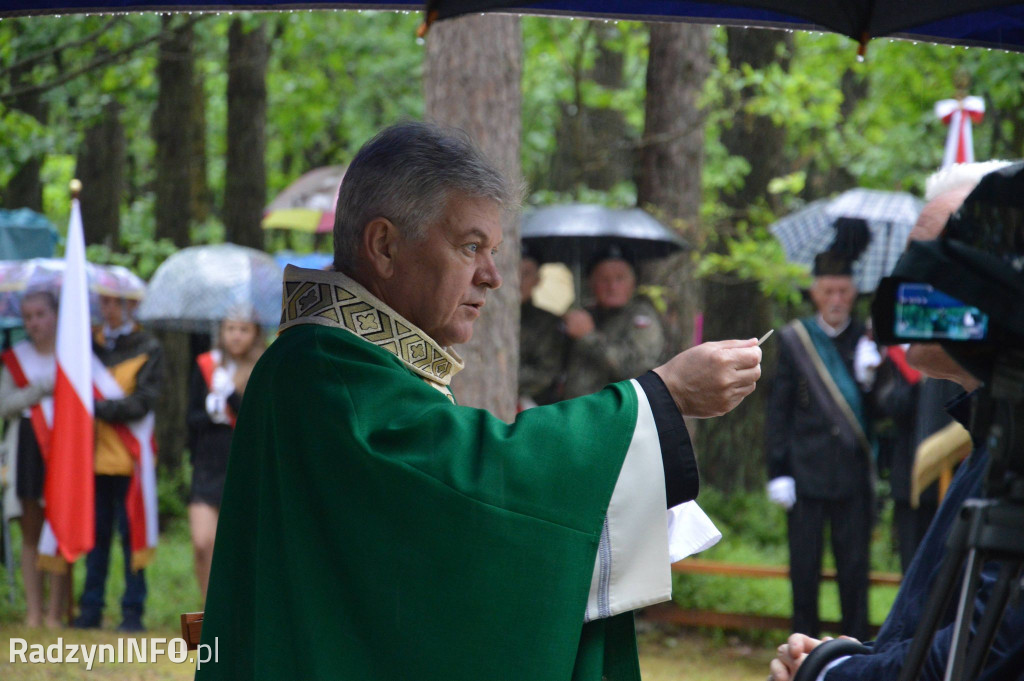 Uroczystości w lesie Baran