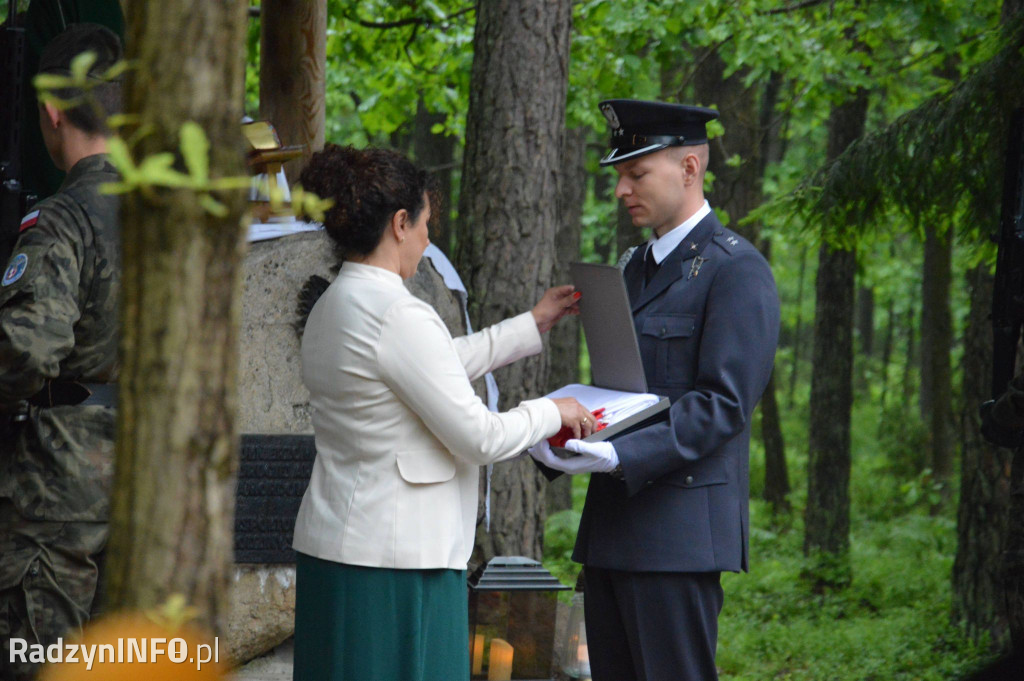 Uroczystości w lesie Baran