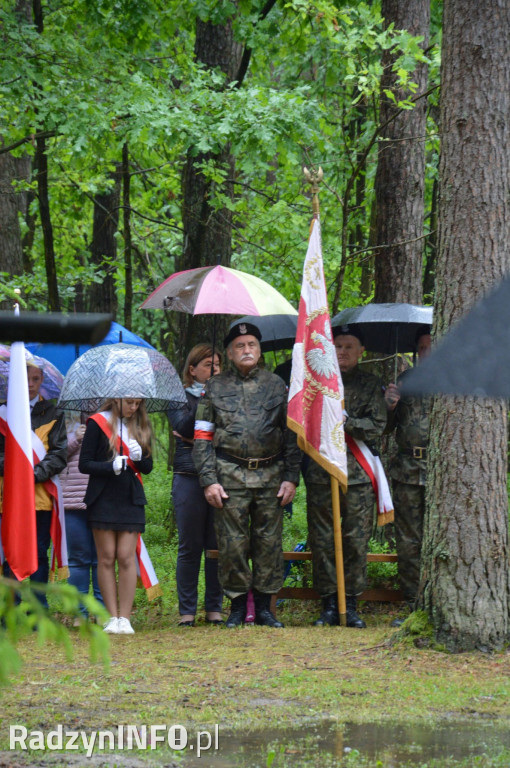 Uroczystości w lesie Baran