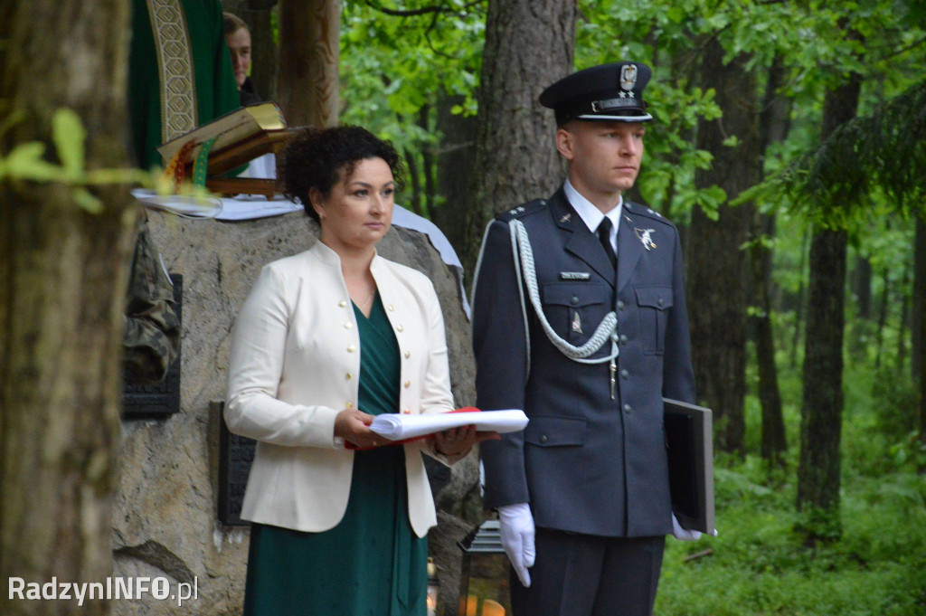 Uroczystości w lesie Baran