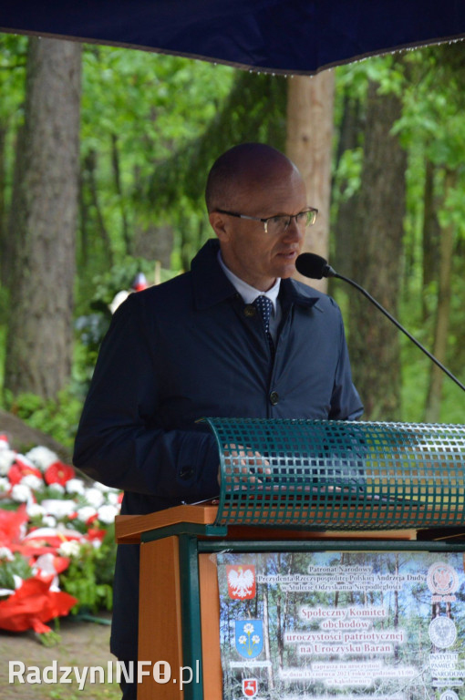 Uroczystości w lesie Baran