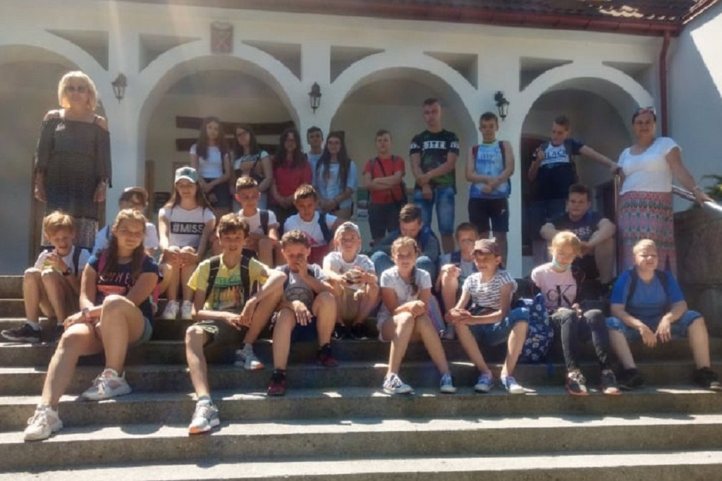 Wycieczka uczniów SP w Sobolach