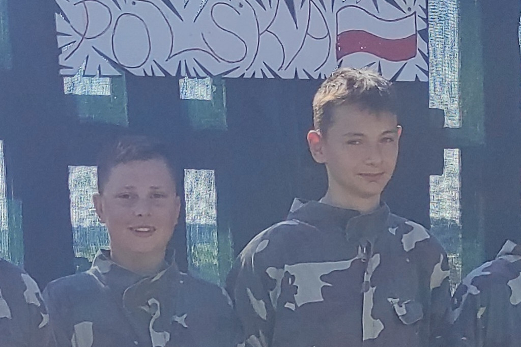 Uczniowie z SP w Sobolach na paintballu