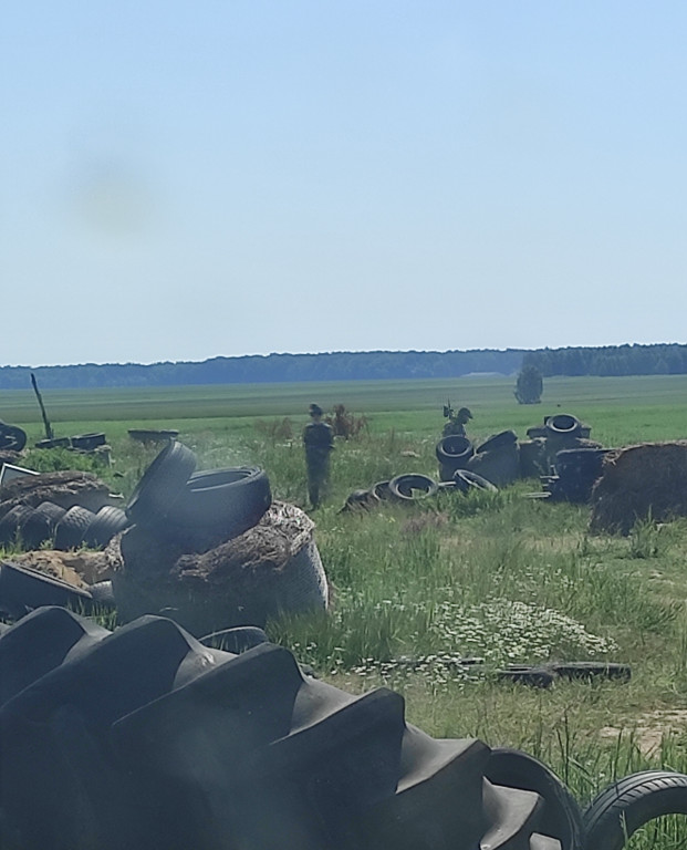 Uczniowie z SP w Sobolach na paintballu